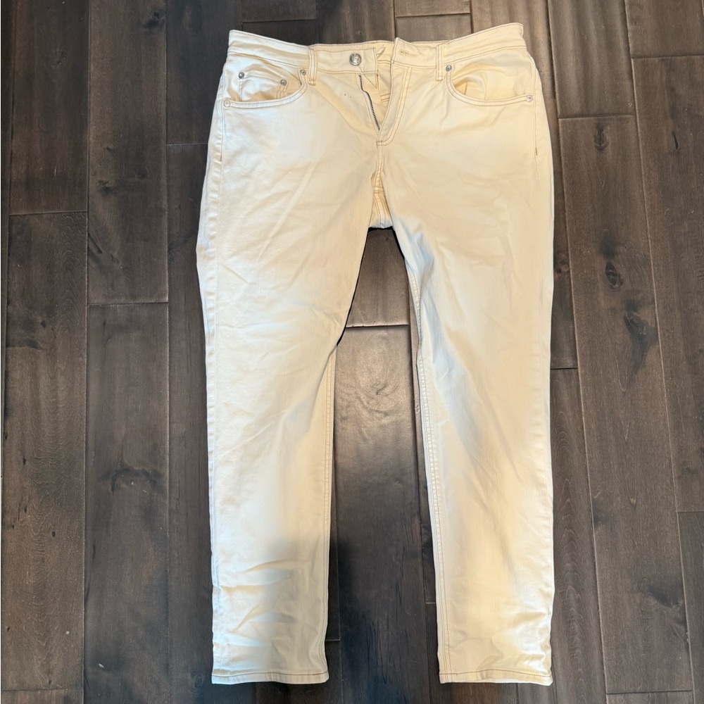 Rag & Bone Off-White Denim Pants